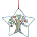 Recycled Paper Tree Star Ornament thumbnail 1