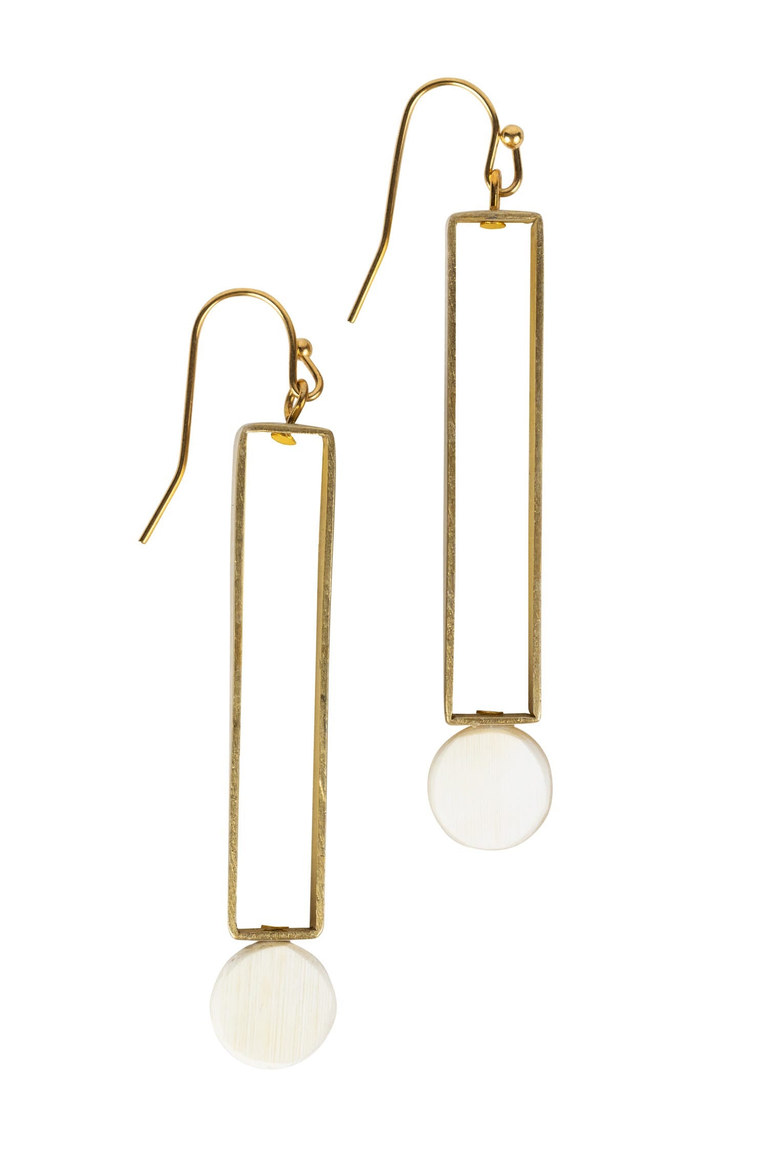 Brass Exclamation Point Earrings - Ten Thousand Villages