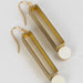 Brass Exclamation Point Earrings thumbnail 2