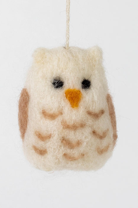 Wool Owl Ornament 2