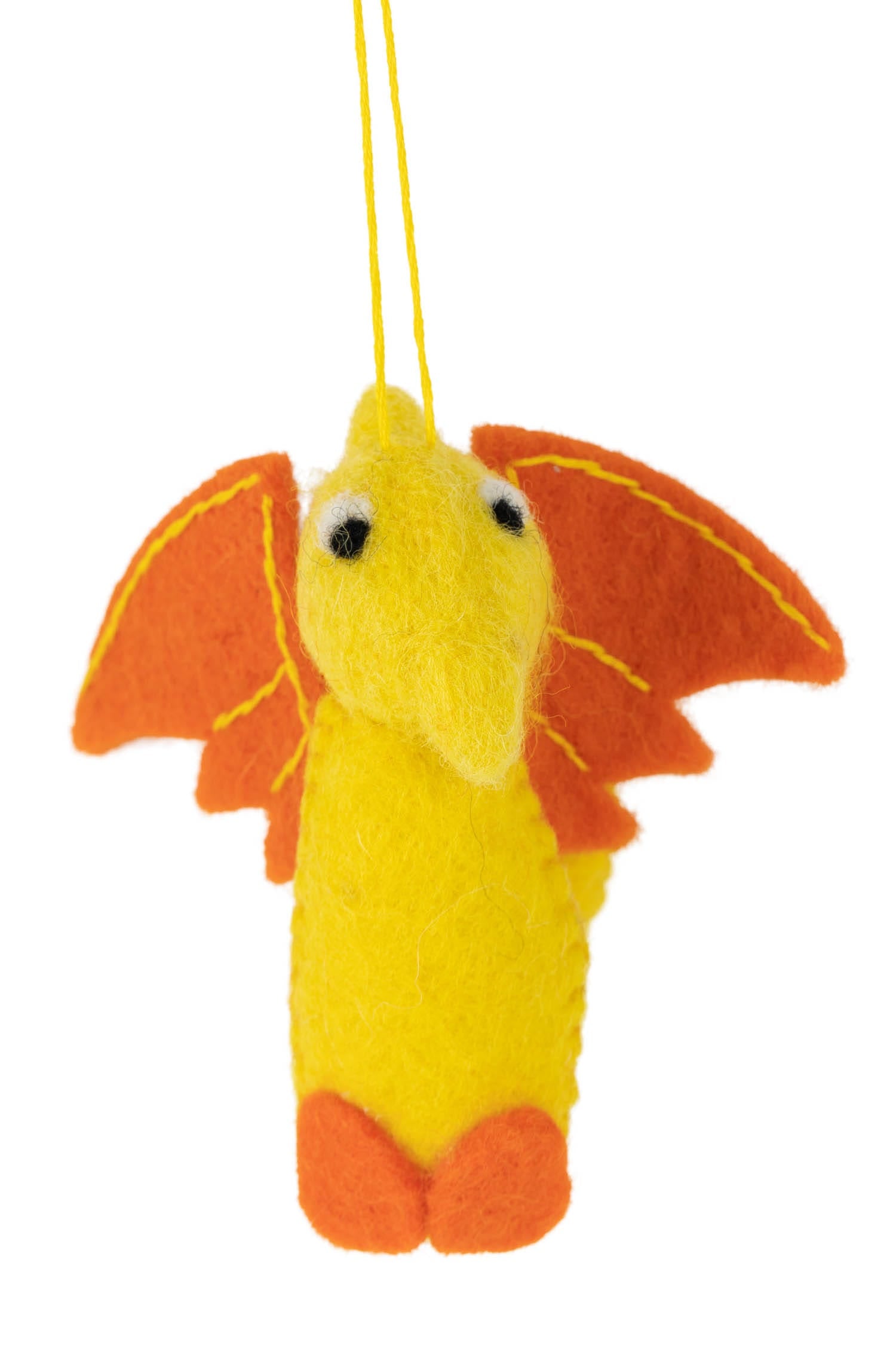 Felt Flying Dino Ornament - Ten Thousand Villages
