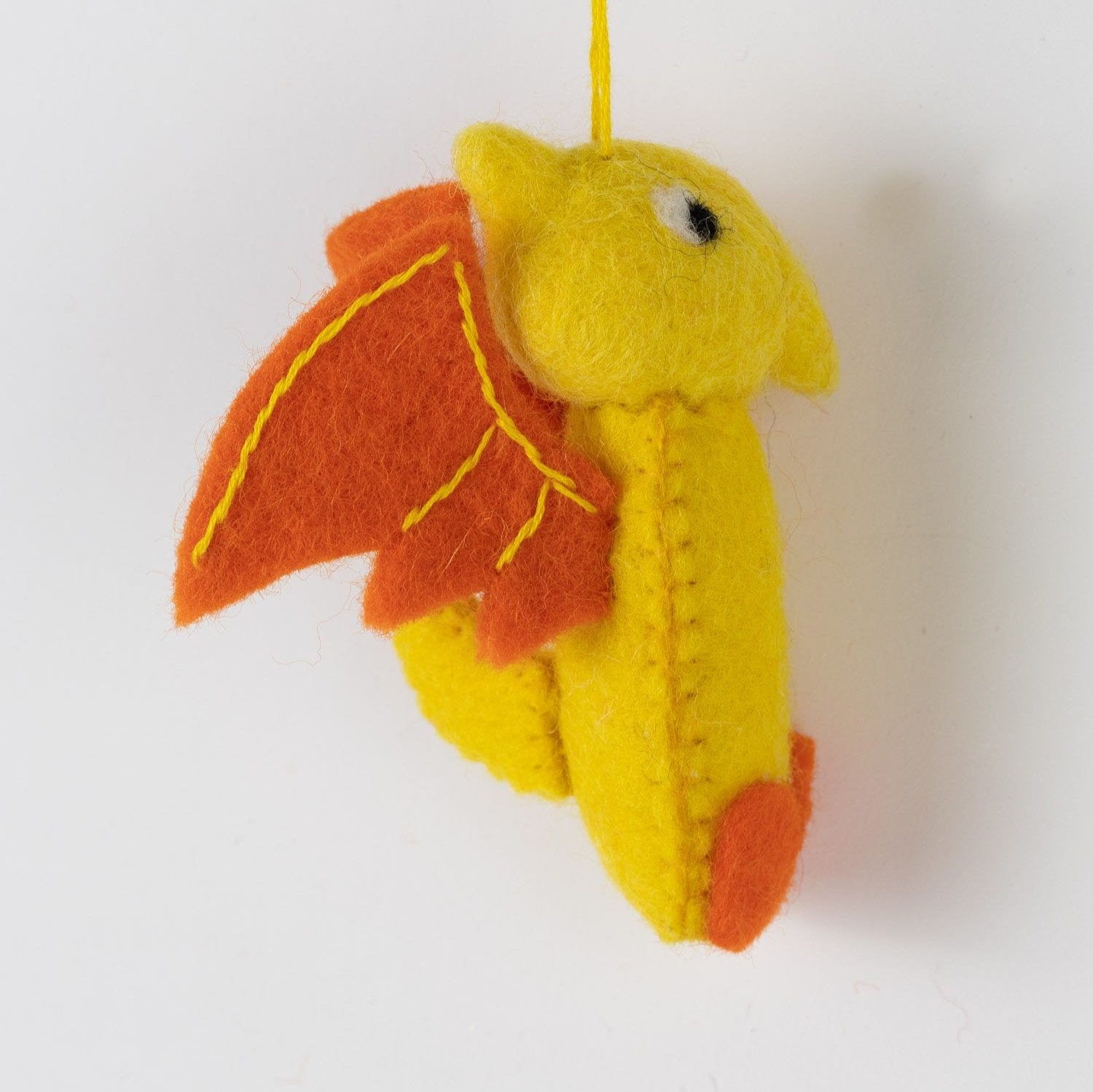 Felt Flying Dino Ornament - Ten Thousand Villages