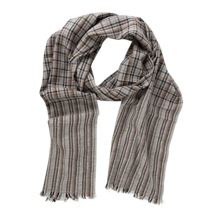 Bagmati Houndstooth Wool Scarf - Default Title (5909130) 1