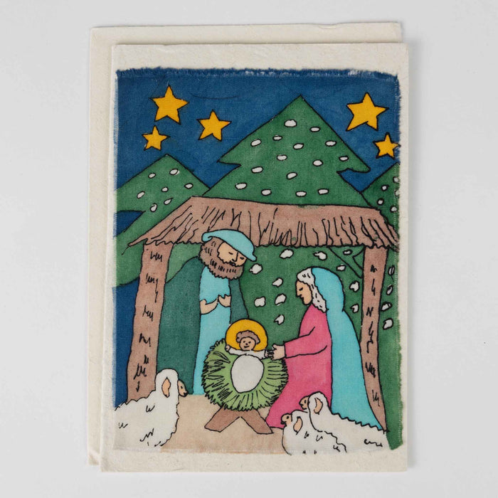 Christmas Cards - Nativity & Trees - Set of 4 - Default Title (5910110) 8