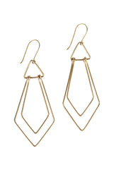 Art Deco Wire Earrings