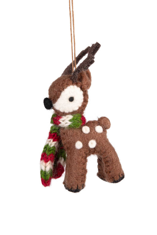 Cuddly Reindeer Ornament