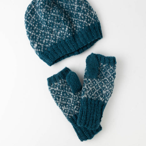 Toasty Teal Convertible Mittens 2