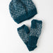 Toasty Teal Convertible Mittens thumbnail 2