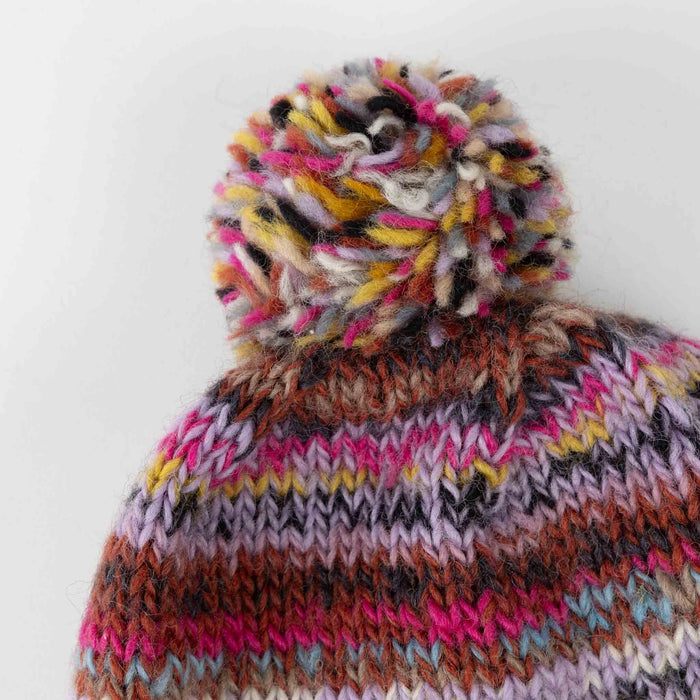 Warm Stripe Wool Hat - Default Title (5918410) 2