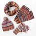 Warm Stripe Wool Legwarmers - Default Title (5918420)