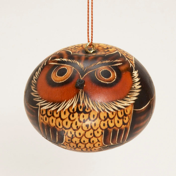 Gourd Owl Ornament 1
