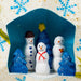 Snowman Trio Star Ornament thumbnail 2