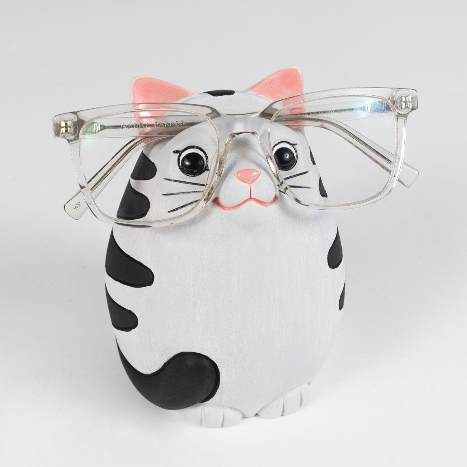 Gray Cat Eyeglass Holder - Ten Thousand Villages
