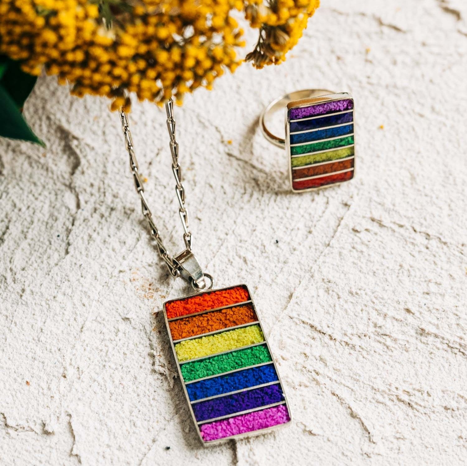 Rainbow Banner Ring - Ten Thousand Villages