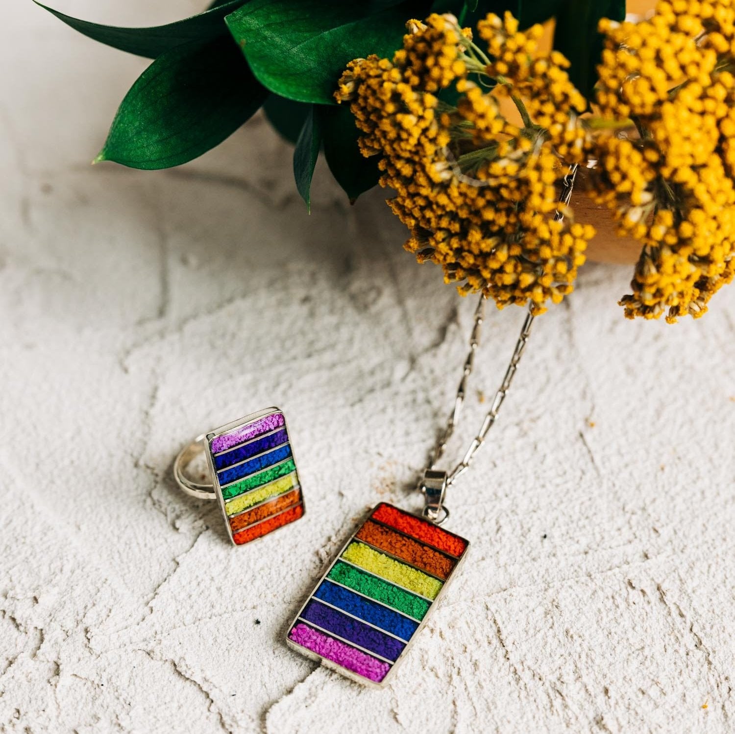 Rainbow Banner Ring - Ten Thousand Villages