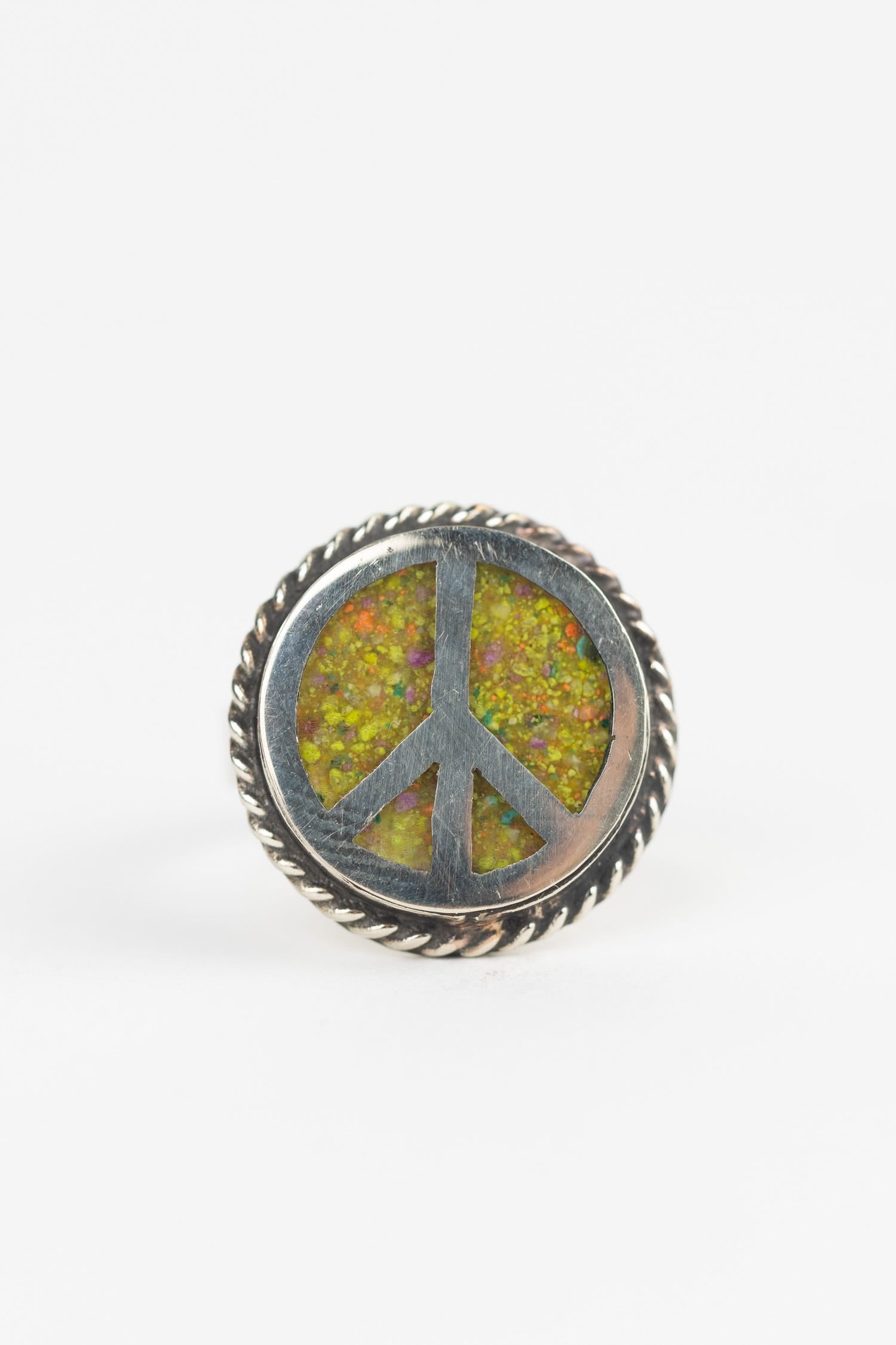 Peruvian Peace Sign Ring - Ten Thousand Villages