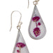 Purple Rain Flower Earrings thumbnail 1