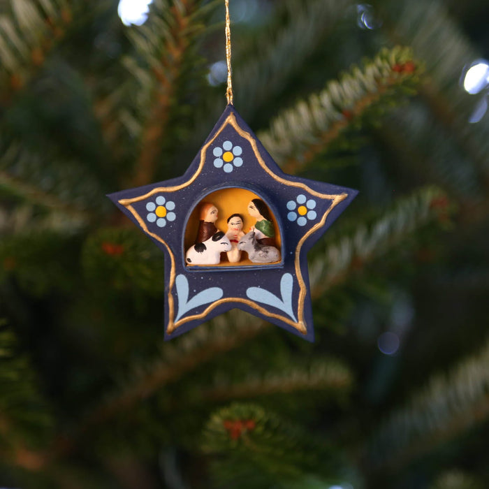 Tiny Retablo Star Ornament 3