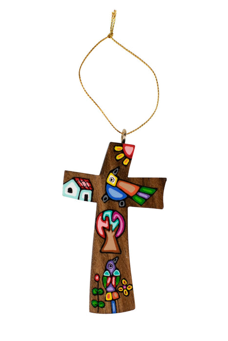 Folk Art Cross Ornament 1