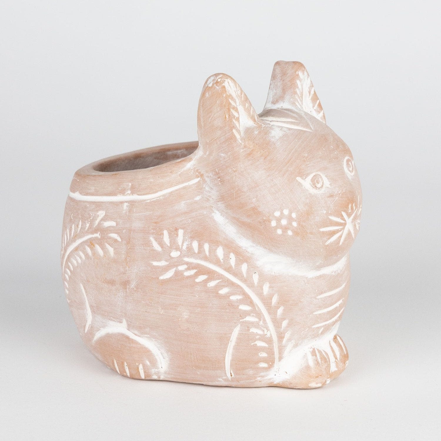 Petite Crouching Cat Planter - Ten Thousand Villages