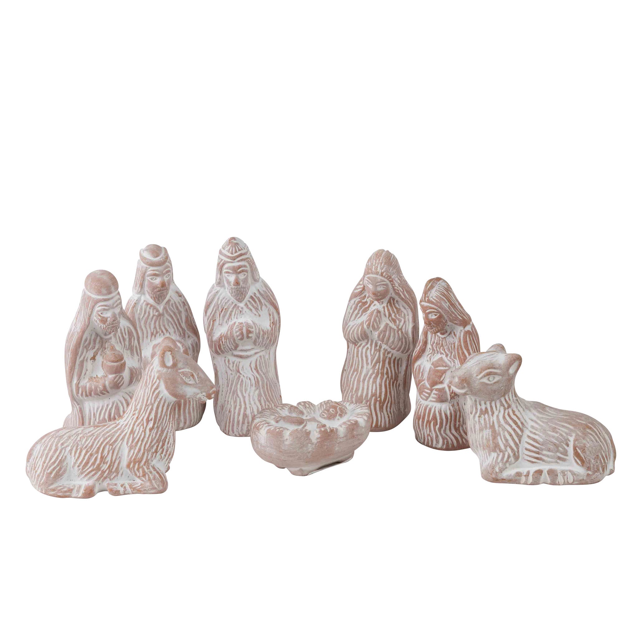 Silent Night Terracotta Nativity - Default Title (6601640)