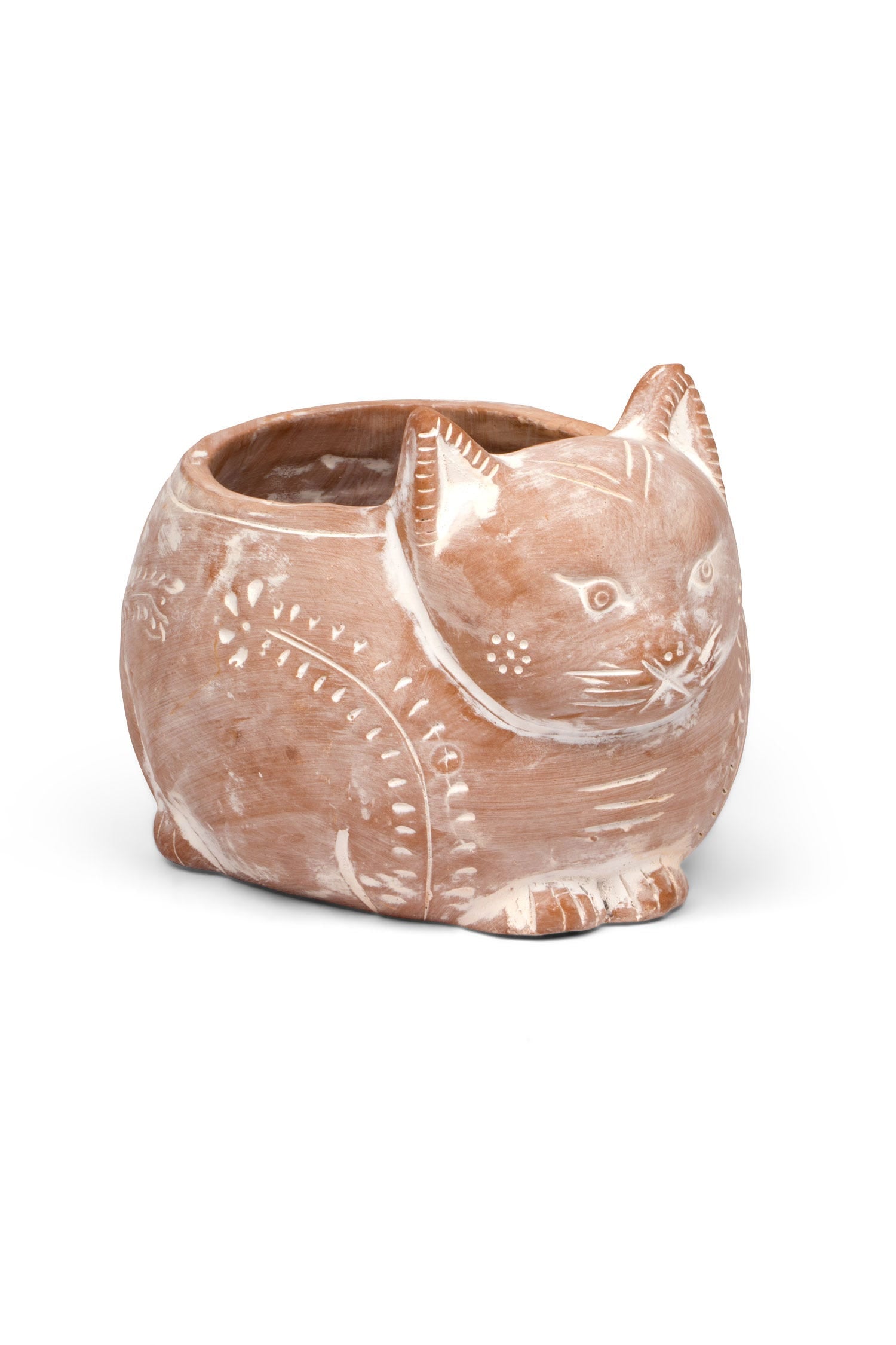 Crouching Cat Planter - Ten Thousand Villages