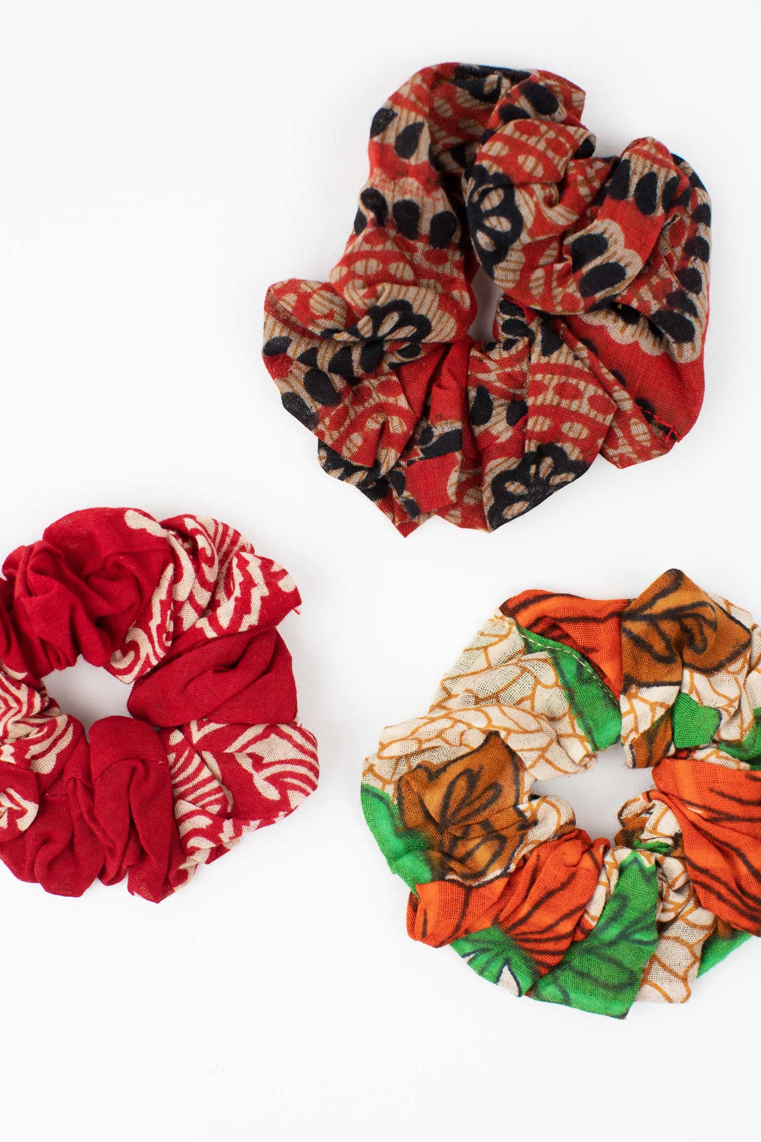 Recycled Sari Scrunchie Set - Ten Thousand Villages