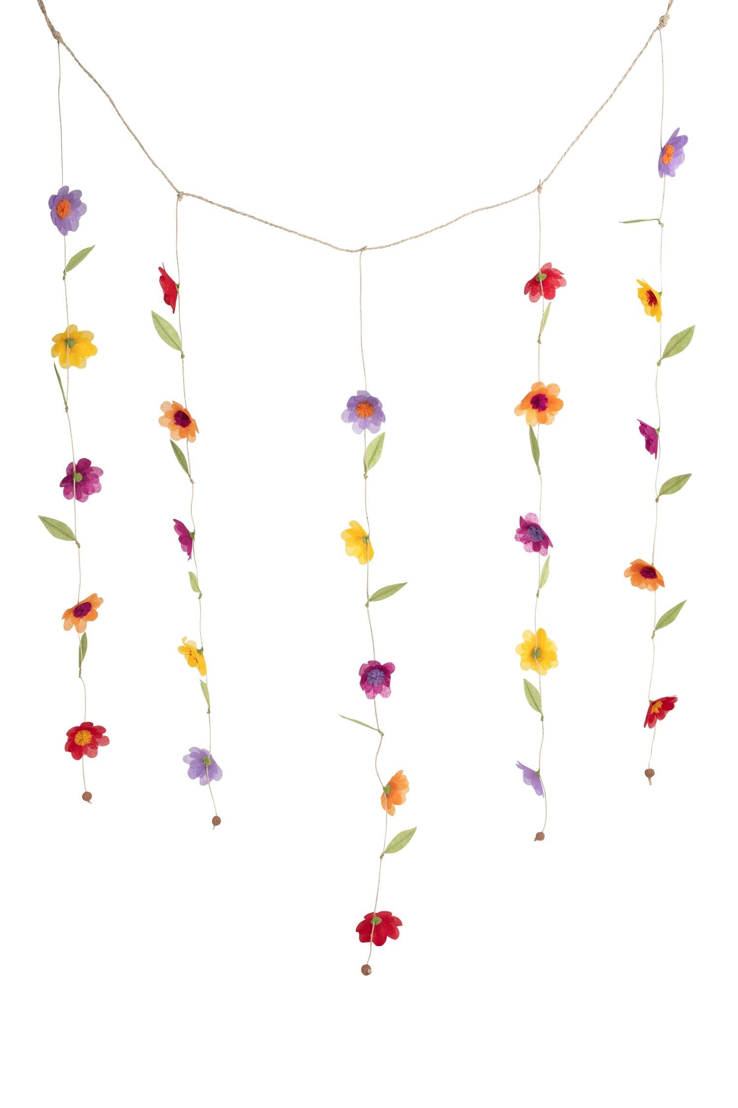 Silk Paper Flower Valance - Ten Thousand Villages