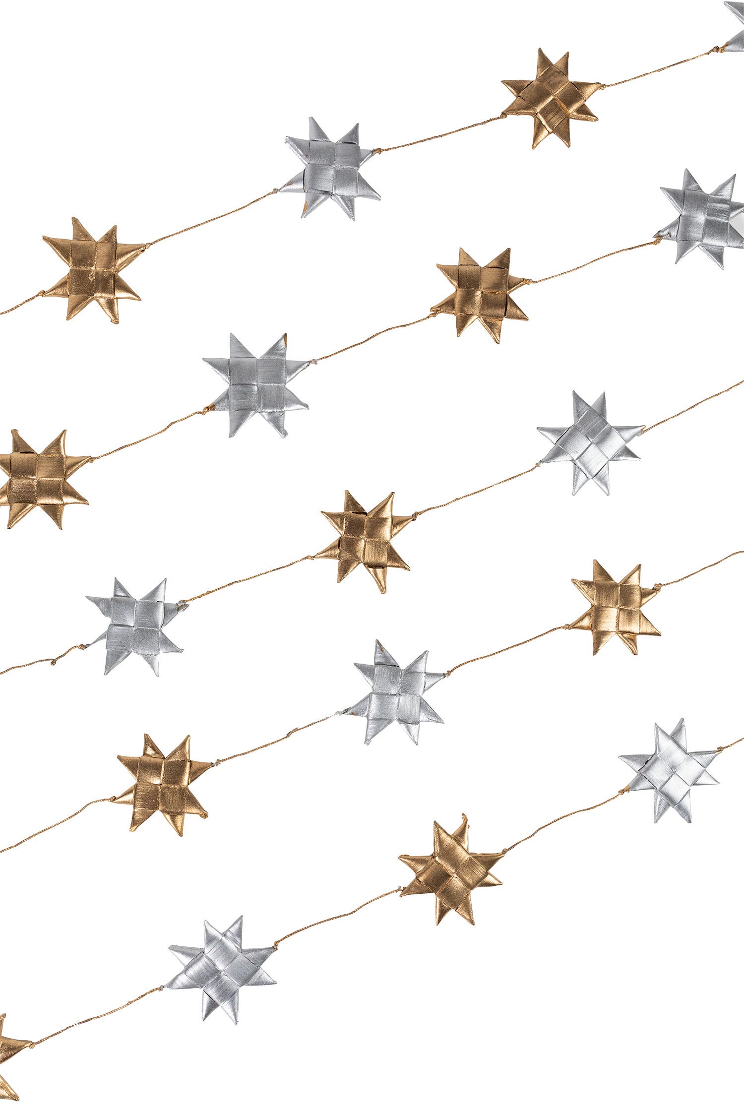 Sparkle Palm Star Garland - Ten Thousand Villages