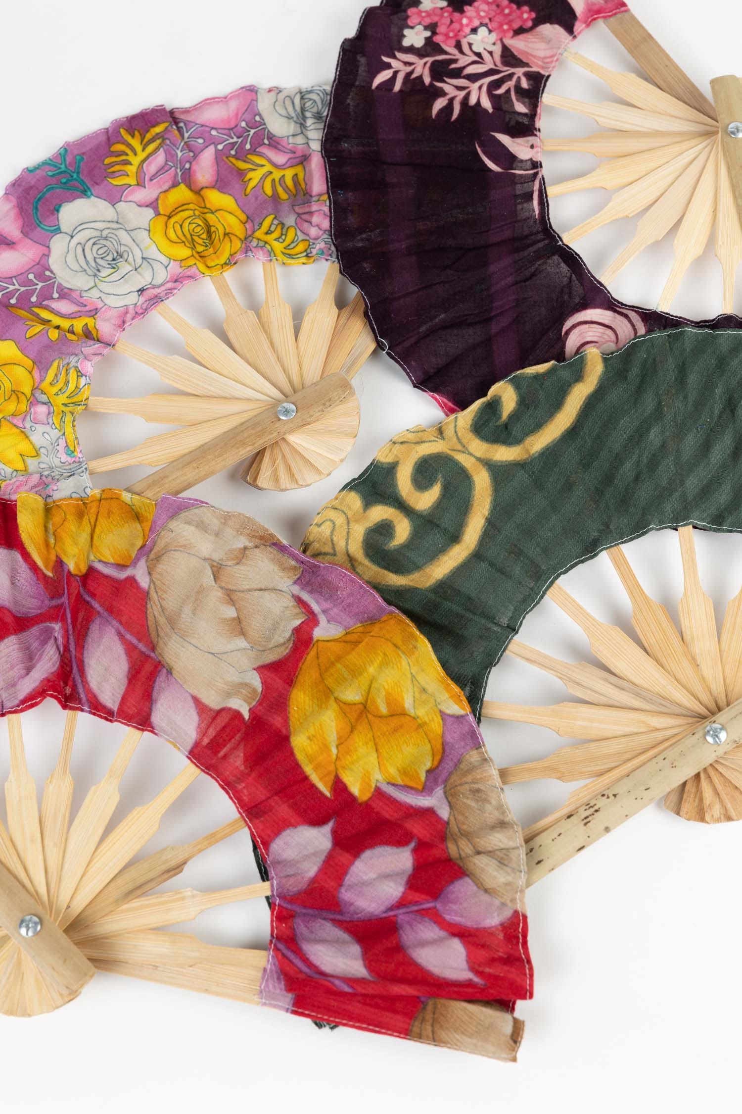 Sari Folding Fan - Ten Thousand Villages