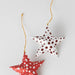 Polka Dot Star Ornament - White thumbnail 3