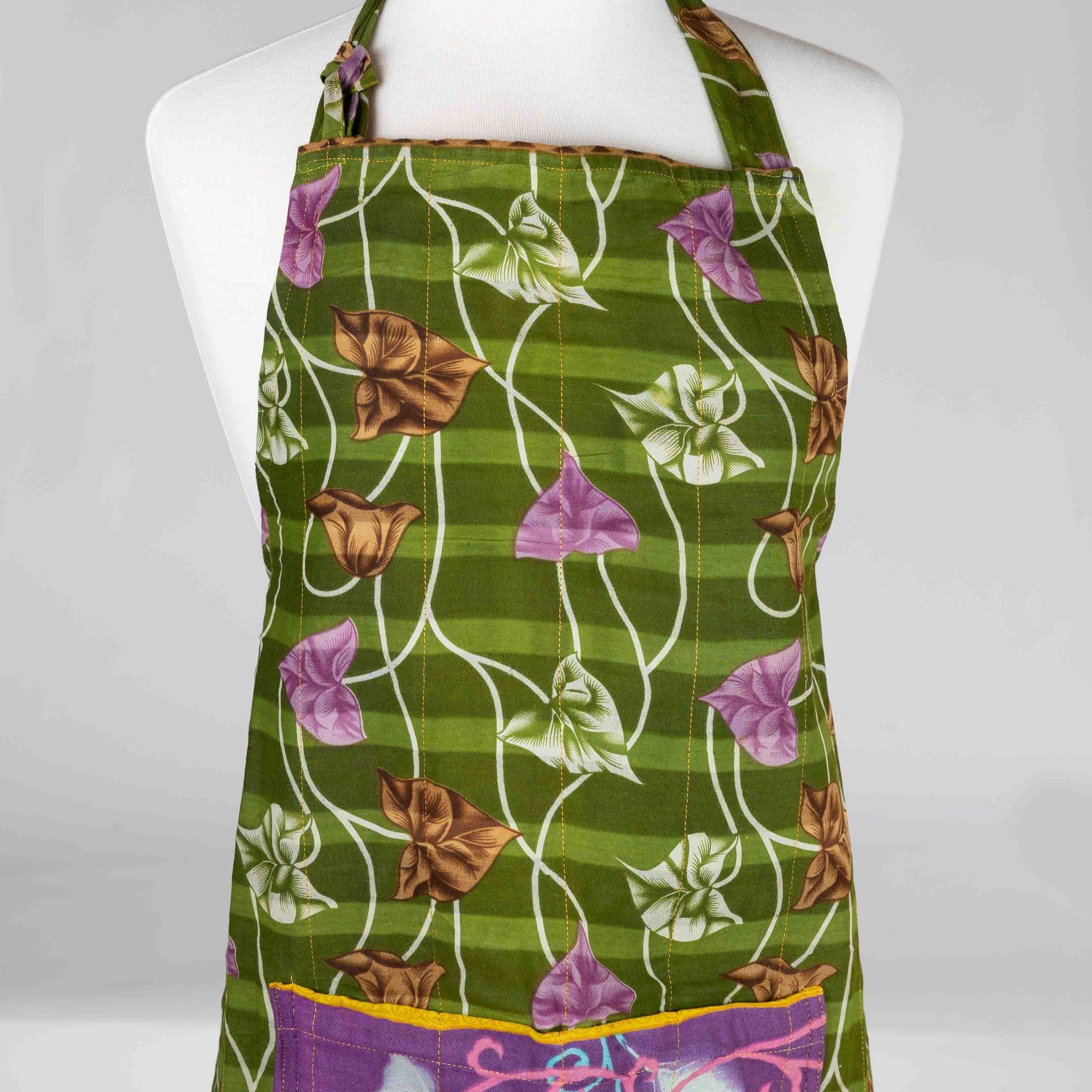 Reversible Sari Apron - Ten Thousand Villages