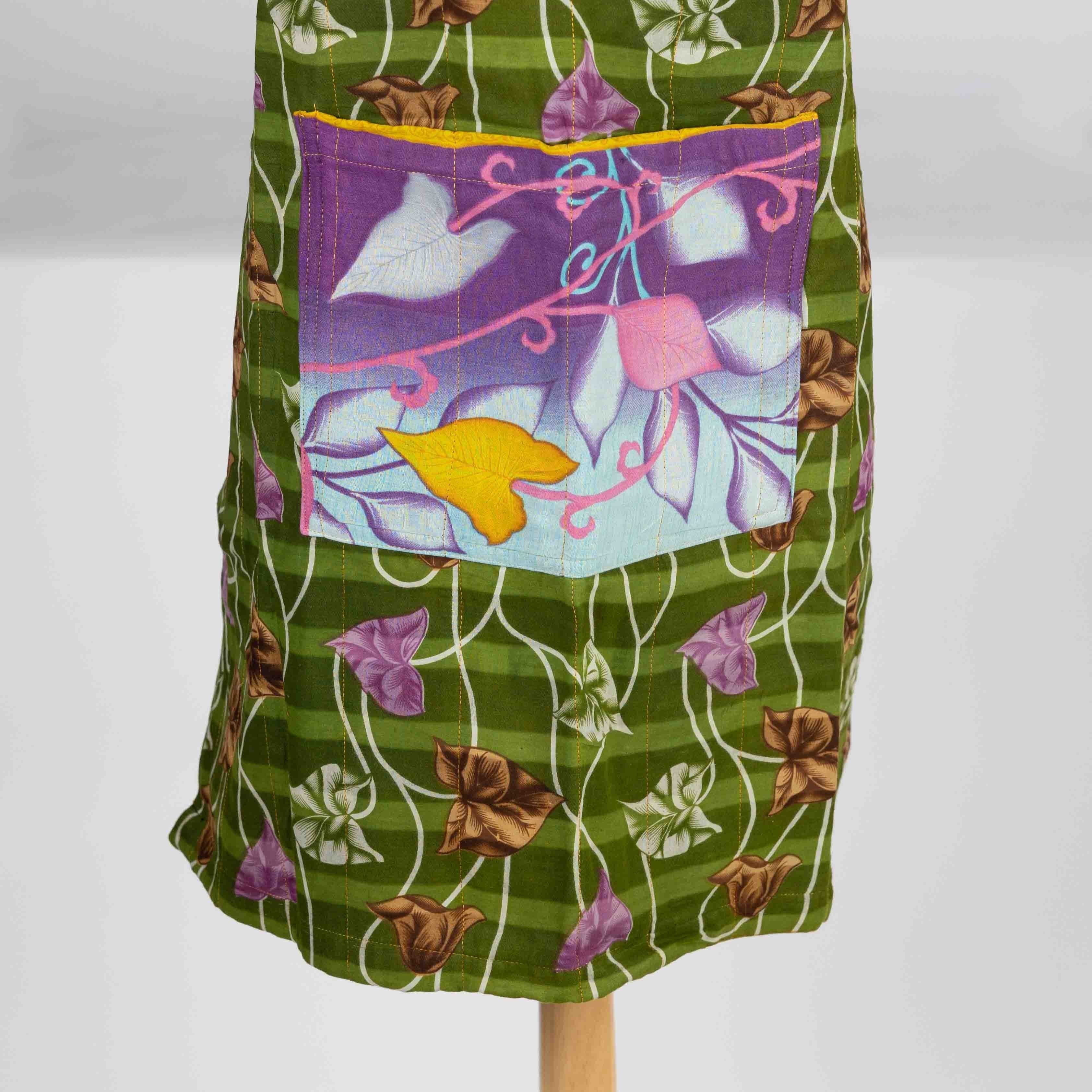 Reversible Sari Apron - Ten Thousand Villages