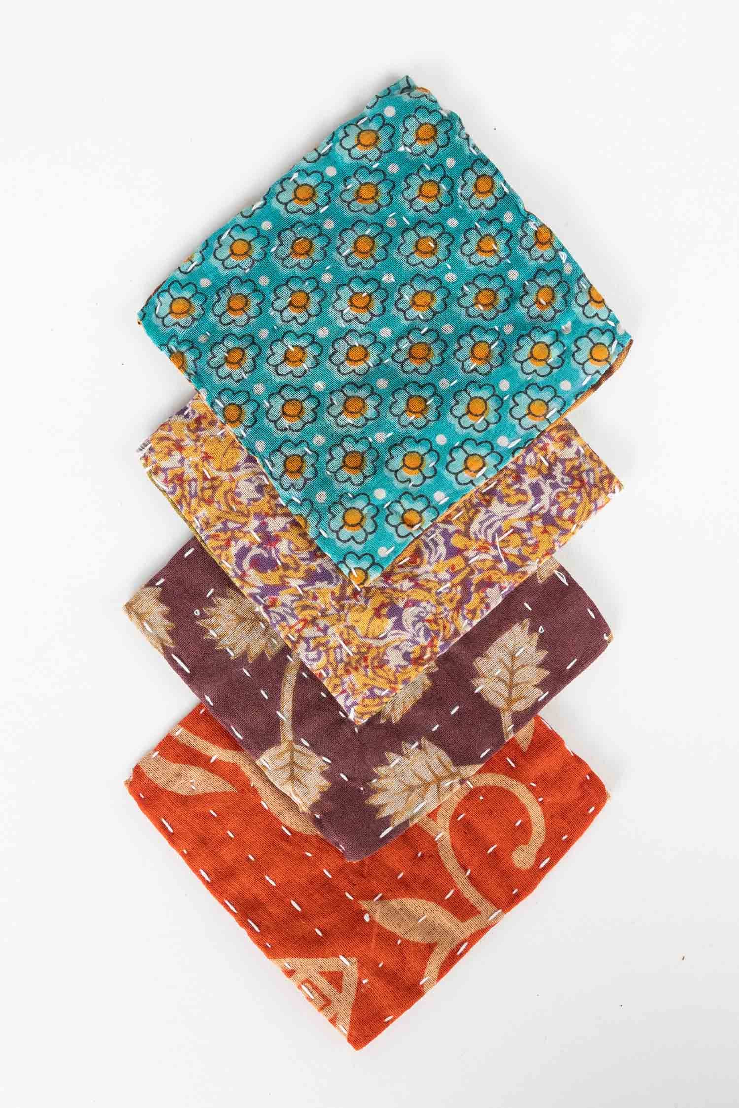 Surprise Kantha Coasters - Ten Thousand Villages