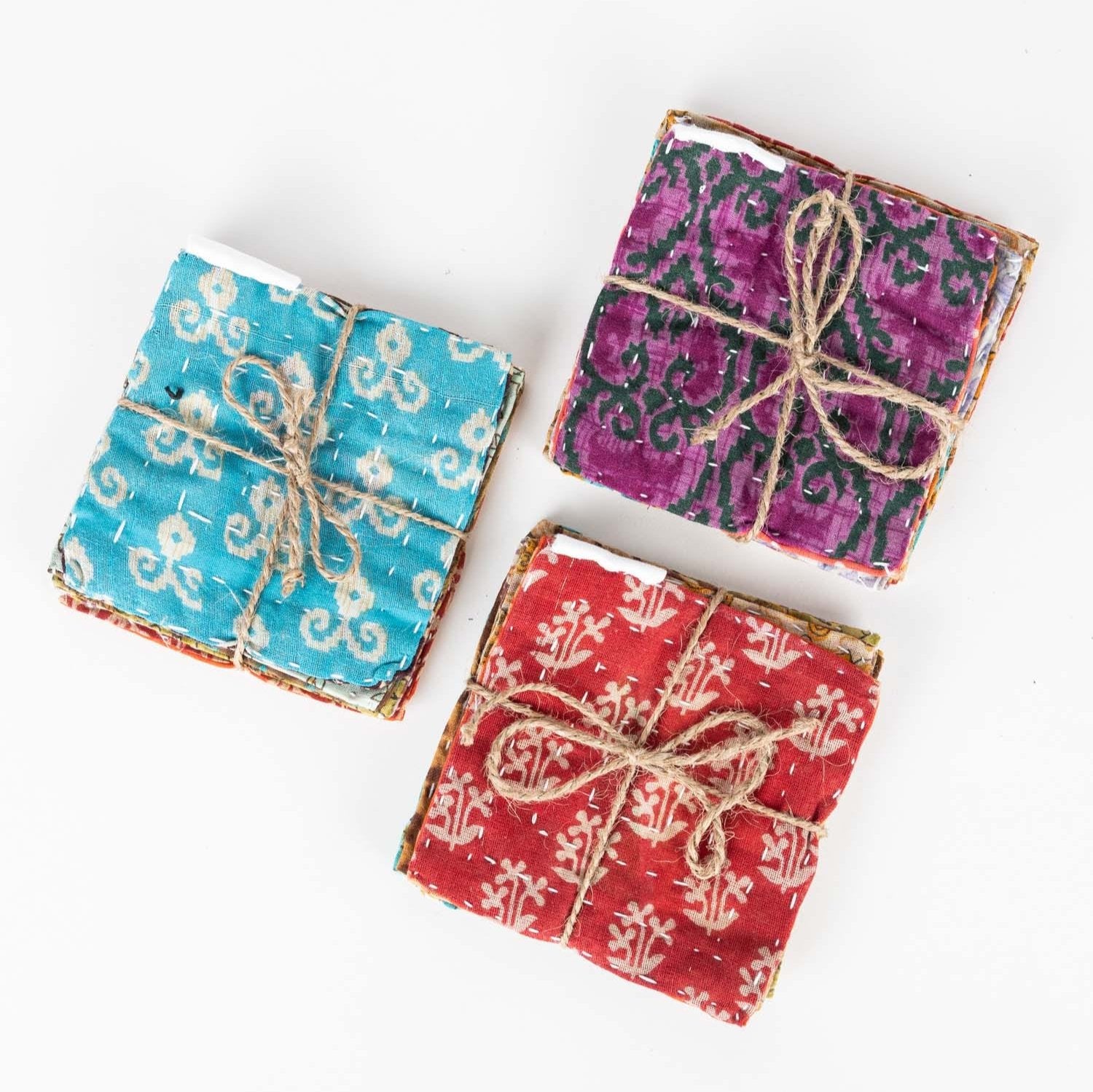 Surprise Kantha Coasters - Ten Thousand Villages