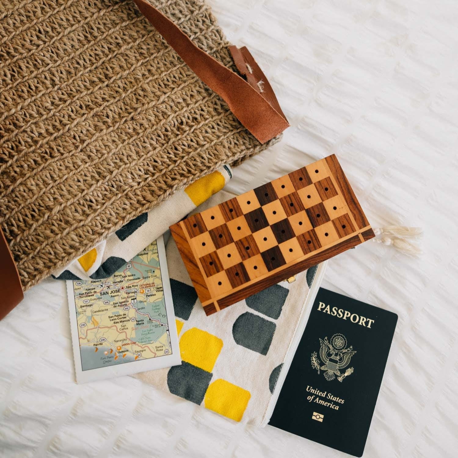 Crochet Jute Shoulder Bag - Leather Strap - Ten Thousand Villages