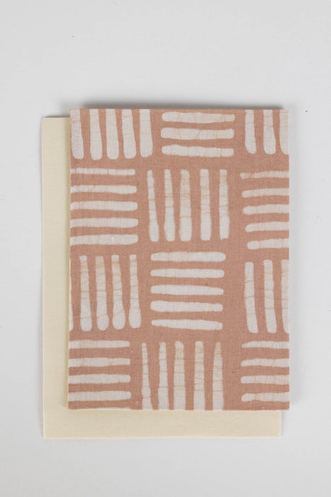 Batik Fabric Cards - Set of 6 3