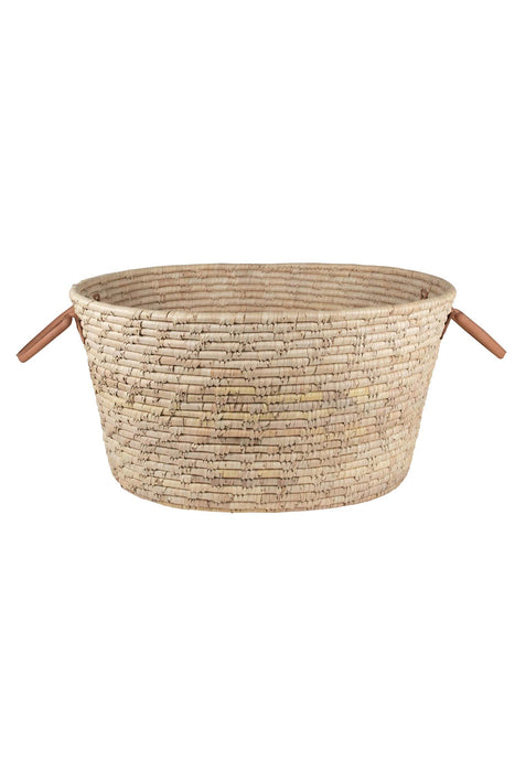 Palm Leaf Laundry Basket 1