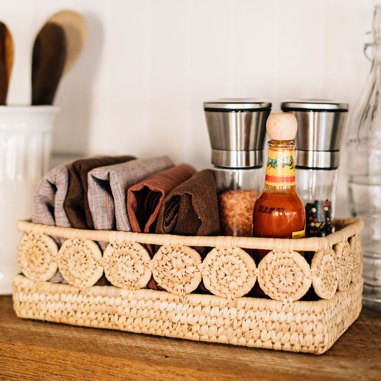 Palm Medallion Bread Basket – Ten Thousand Villages