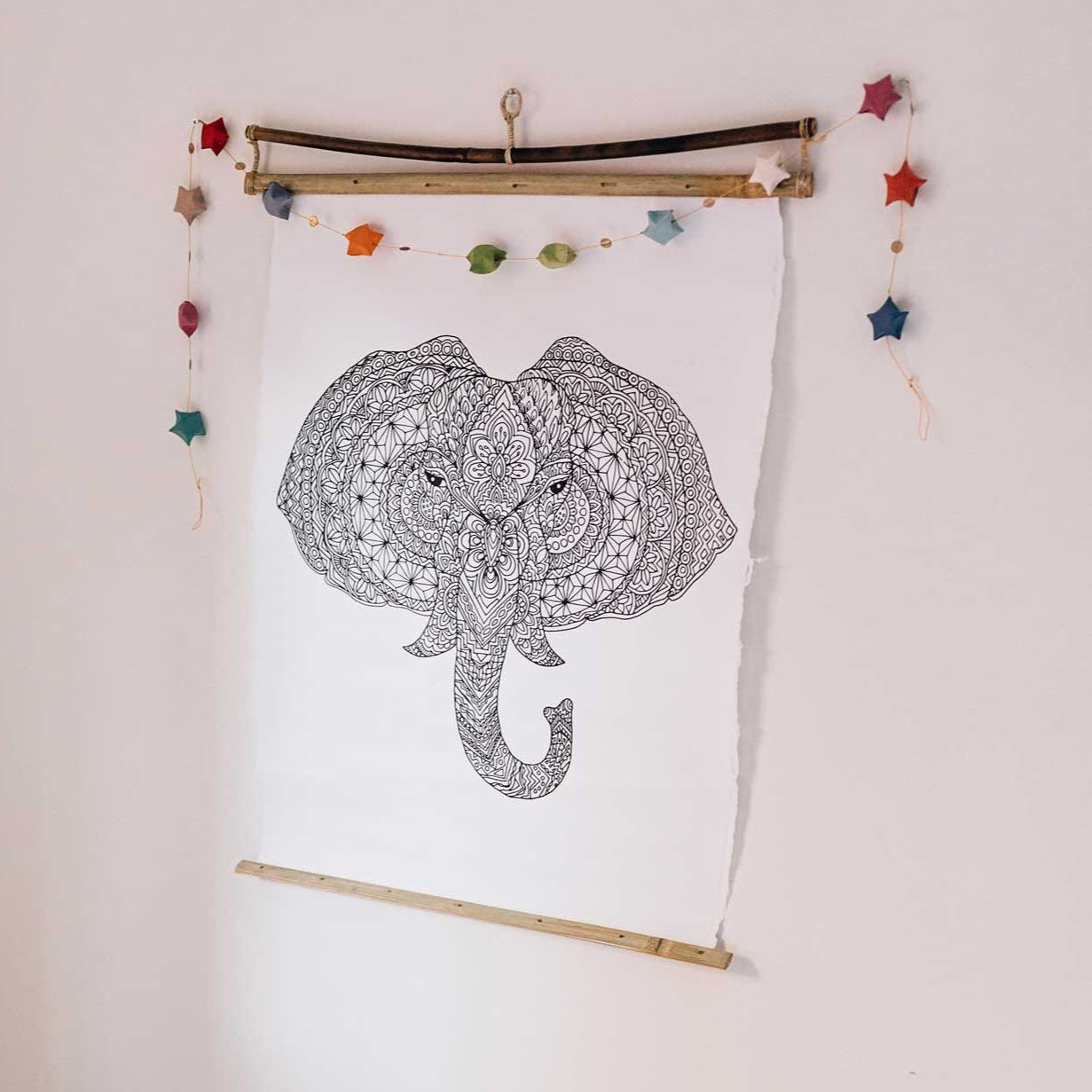 Rainbow Star Garland - Ten Thousand Villages