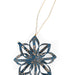 Touch of Gold Star Ornament Blue thumbnail 1