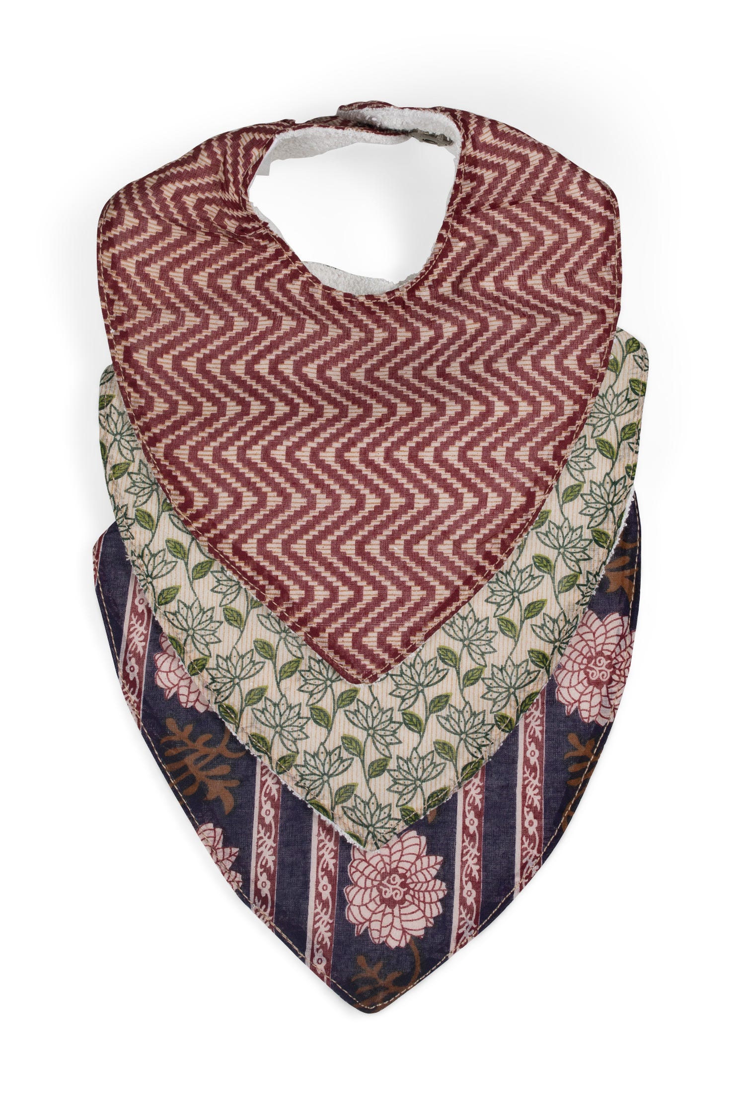 Upcycled Sari Baby Bibs - Ten Thousand Villages