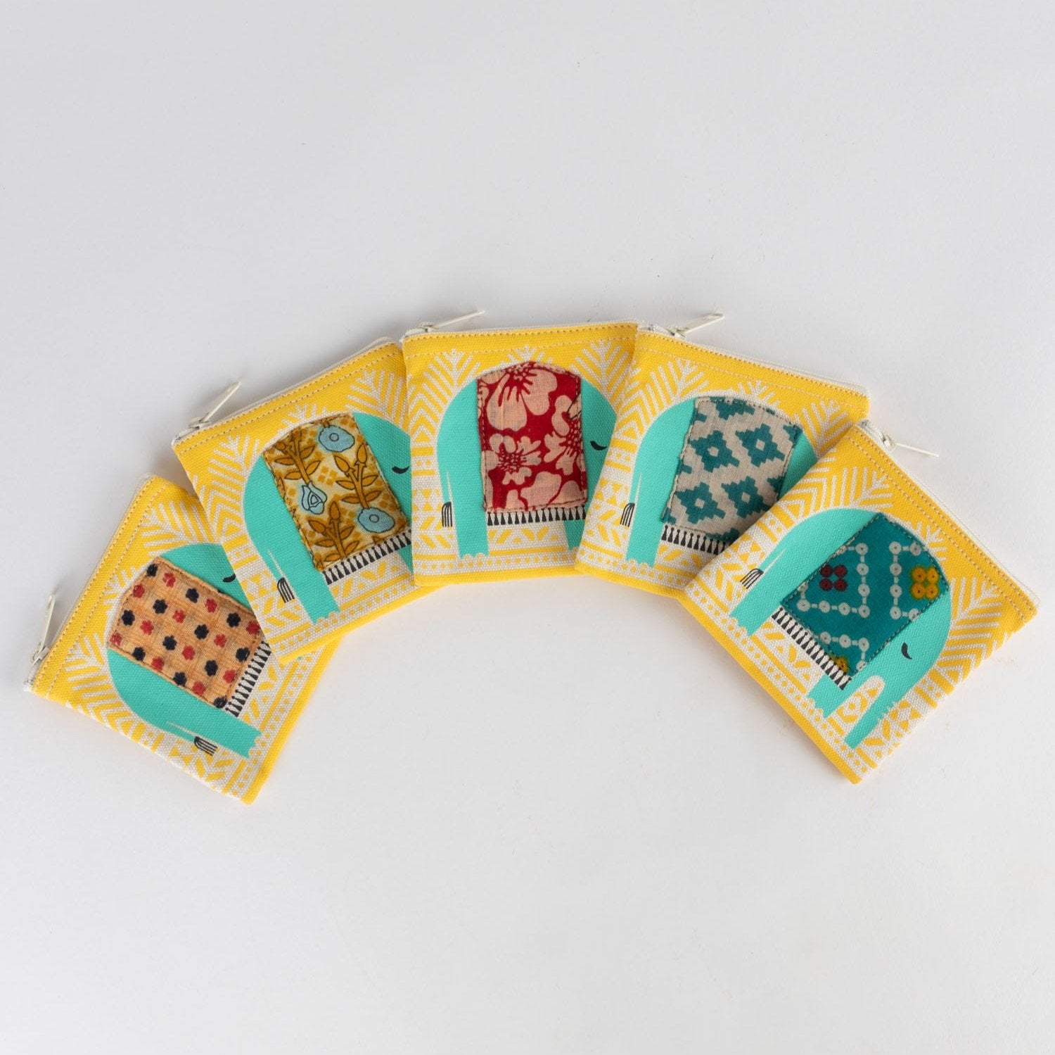 Blue Elephant Coin Purse - Ten Thousand Villages