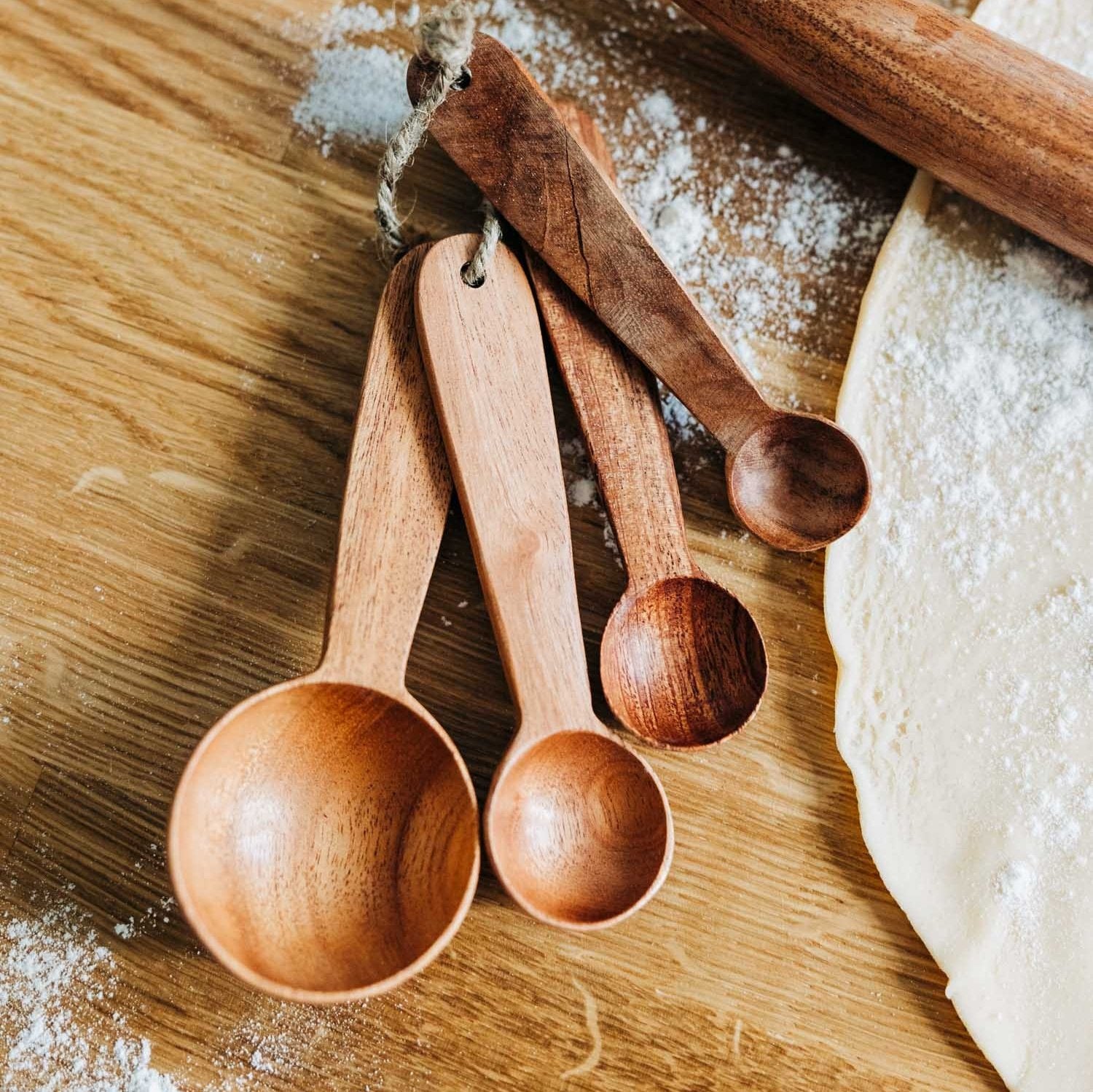 Ten Thousand Villages Wood Measuring Spoon