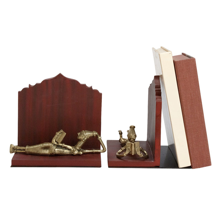 Dhokra Brass Bookends 2