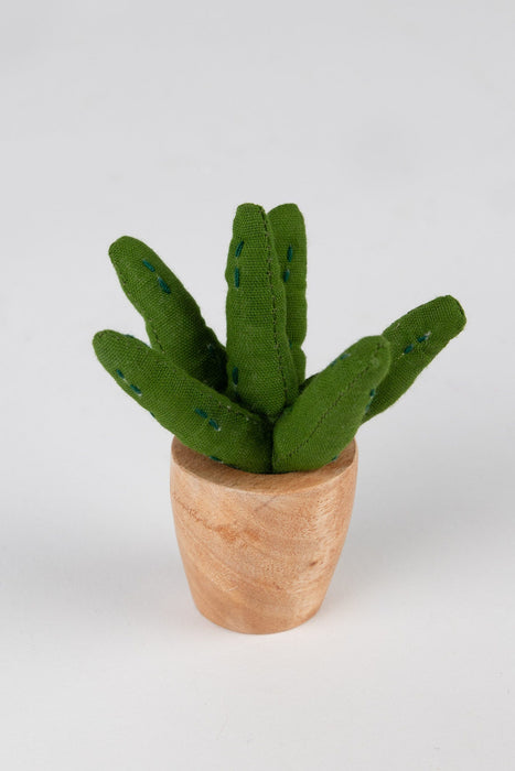 Handmade Mini Cotton Aloe Vera Plant 2