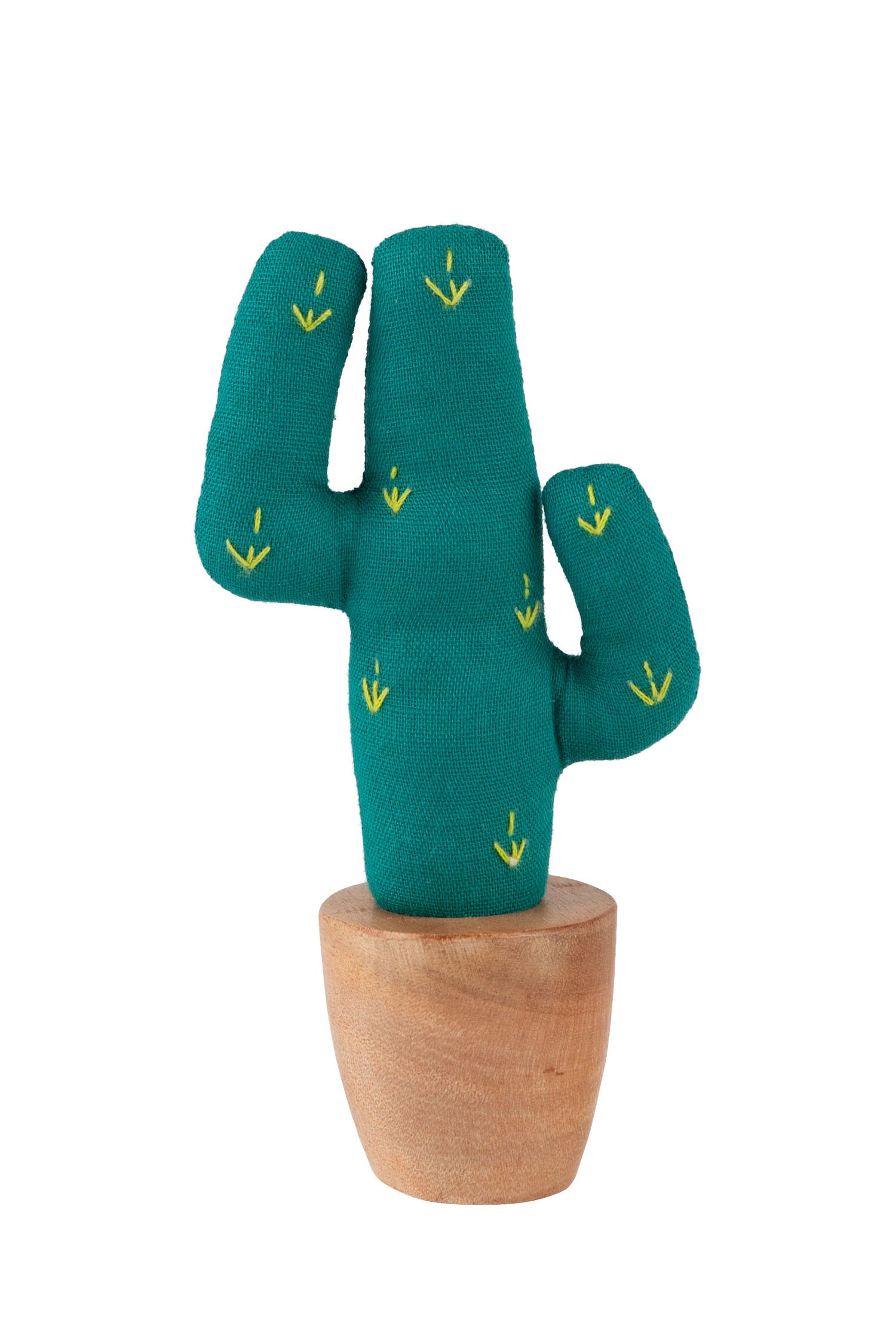 Handmade Mini Cotton Saguaro Cactus - Ten Thousand Villages