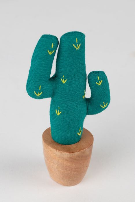 Handmade Mini Cotton Saguaro Cactus 2