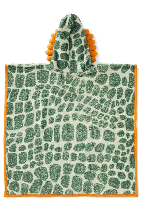 FIERCE CREATURE TOWEL  green/orange, one size 3