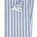 Small Stripe Blue White Tea Towel thumbnail 1